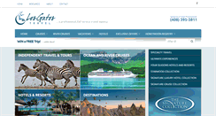 Desktop Screenshot of losgatostravel.com